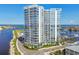 Luxury high-rise condo building with expansive windows and private balconies at 5120 Marina Way # 15005, Tampa, FL 33611
