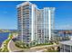 Luxury high-rise condo building with expansive windows and private balconies at 5120 Marina Way # 15005, Tampa, FL 33611