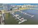 Scenic view of marina with numerous boat slips in a vibrant waterfront community at 5120 Marina Way # 15005, Tampa, FL 33611