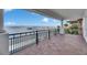 Enjoy the breathtaking water view from this spacious outdoor balcony at 6418 Bright Bay Ct, Apollo Beach, FL 33572