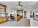 Dedicated home office with built-in shelves and desk at 6418 Bright Bay Ct, Apollo Beach, FL 33572