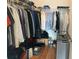 Walk-in closet with built-in storage and organization for clothes and accessories at 644 3Rd S Ave # 402, St Petersburg, FL 33701