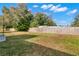 Spacious backyard with wood fence and room for outdoor activities at 6681 121St Ave # I, Largo, FL 33773