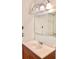 Bathroom boasts vanity sink and large mirror at 9481 Highland Oak Dr # 1101, Tampa, FL 33647