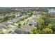 Beautiful aerial view of a residential neighborhood with lush greenery, scenic waterways, and stunning houses at 1237 Windy Bay Shl, Tarpon Springs, FL 34689
