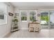 Eat in kitchen with an area for plants and sliding door to patio at 1237 Windy Bay Shl, Tarpon Springs, FL 34689