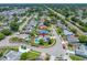 Aerial shot of the property, highlighting the surrounding neighborhood and proximity to nearby amenities at 12879 112Th St, Largo, FL 33778
