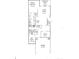 Detailed floor plan showing the layout of the home's rooms and dimensions at 1822 Sassafras Dr, Wesley Chapel, FL 33543