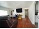 Comfortable living room featuring wood floors and ample space for entertaining at 2108 W Comanche Ave, Tampa, FL 33603