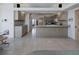 Open-concept kitchen featuring bright countertops and tiled floors at 2406 Dana Dr, Safety Harbor, FL 34695