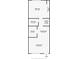 Detailed floor plan showcasing the layout of the rooms at 2442 Enterprise Rd # 6, Clearwater, FL 33763