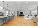 This expansive living space has a modern kitchen, dining room, and sitting area at 3307 W Knights Ave, Tampa, FL 33611