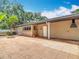 Outdoor patio with a built in grill and lots of room for outdoor entertaining at 4002 Hudson Ter, Tampa, FL 33618