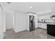 Updated kitchen featuring stainless steel appliances, sleek white cabinetry, and modern hardware at 4535 15Th S Ave, St Petersburg, FL 33711