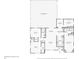 Floor plan displaying the layout of the home with kitchen, bedrooms, bathrooms, laundry, living, and dining areas at 6220 Murdock Ave, Sarasota, FL 34231