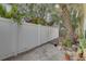 Fenced-in backyard featuring mature trees and space for gardening or entertaining at 659 26Th S Ave, St Petersburg, FL 33705