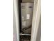 Interior closet with a Carrier brand HVAC unit installed at 740 7Th Sw Ave, Largo, FL 33770