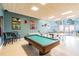Bright game room features a pool table, ping pong and great ocean views at 880 Mandalay Ave # C412, Clearwater Beach, FL 33767