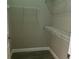 Well-organized walk-in closet featuring wall-mounted metal shelving for efficient storage at 1008 Arista Blvd, Valrico, FL 33594
