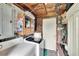 Functional laundry room with washer, dryer, and additional storage space for household needs at 10549 112Th Ave, Largo, FL 33773