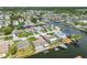 Waterfront homes boast canal access, boat docks, and beautiful landscaping in this desirable neighborhood at 13909 Berkowitz Ave, Hudson, FL 34667