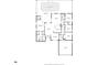 A well laid out floor plan showing a large primary bedroom with a generous walk in closet at 19409 Wingrove Ln, Lutz, FL 33558