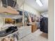 Walk-in closet with ample storage space and organized shelving at 22925 Collridge Dr, Land O Lakes, FL 34639