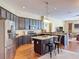 Modern kitchen with granite countertops, stainless steel appliances, and a convenient island at 22925 Collridge Dr, Land O Lakes, FL 34639
