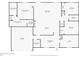 Detailed floor plan showcasing the layout of the home, including room dimensions and closet locations for reference at 3682 Johnstown St, North Port, FL 34288