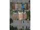 Aerial view of townhome complex showing parking and building layout at 4008 Pine Limb Ct, Tampa, FL 33614