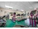 Well-equipped gym with treadmills, elliptical machines, weights, and mirrors for a complete workout at 4495 Secretariat Run, Spring Hill, FL 34609