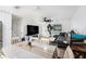 Open concept living area with the view of living room, dining area and kitchen at 5632 62Nd N St, St Petersburg, FL 33709