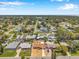 Aerial view highlighting the property's location within a quiet residential neighborhood at 6352 Canton S St, St Petersburg, FL 33712