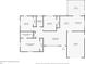 Detailed floor plan of the home showcasing layout and room dimensions at 6352 Canton S St, St Petersburg, FL 33712