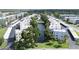 Wide aerial view of the property and surrounding areas at 7941 58Th N Ave # 301, St Petersburg, FL 33709