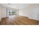 Spacious living room with sliding glass doors to patio offers lots of light at 10208 Westpark Preserve Blvd, Tampa, FL 33625