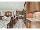 Gourmet kitchen features granite counters, stainless appliances, and plentiful cabinets at 10701 Morning Dew Way, Tampa, FL 33647