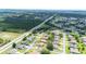Aerial view of the neighborhood highlighting the property's location and proximity to amenities at 14096 Pullman Dr, Spring Hill, FL 34609