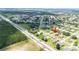 Aerial view highlighting the property's location within the neighborhood at 14096 Pullman Dr, Spring Hill, FL 34609