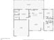 Floor plan showcasing layout of home including bedrooms, bathrooms, kitchen, and living room at 1513 Loretta Ct, Brandon, FL 33511