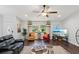 Cozy living room featuring stylish decor and comfortable seating arrangements at 1513 Loretta Ct, Brandon, FL 33511