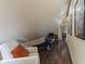 Spacious attic features new laminated floors, seating, and lighting at 2504 W North A St # A, Tampa, FL 33609