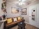 Well-lit bedroom featuring comfortable seating and decorative wall art at 2504 W North A St # A, Tampa, FL 33609