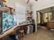 Bedroom with built-in desk, natural light, and direct access to a second bedroom at 2504 W North A St # A, Tampa, FL 33609