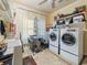 Laundry room with a sink, folding table, washer, and dryer at 2504 W North A St # A, Tampa, FL 33609