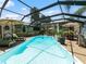 Refreshing pool in a screened enclosure, perfect for year-round enjoyment at 2504 W North A St # A, Tampa, FL 33609