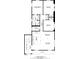 Floor plan of the second floor, highlighting bedrooms, bathrooms, kitchen, dining, and living room at 309 Congress St, Oldsmar, FL 34677