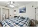 Bedroom featuring neutral walls and a ceiling fan at 34215 Kiefer Rd, Dade City, FL 33525