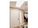 Bright entryway with a skylight, white door, and sidelight window at 4434 Dewey Dr, New Port Richey, FL 34652