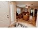 Entryway featuring tile flooring and a clear view of living spaces at 4434 Dewey Dr, New Port Richey, FL 34652